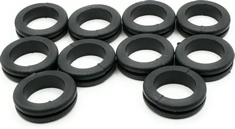 metal back box grommets|10 x PVC Electrical Wiring Black Back Box Grommets Open 20mm.